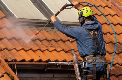 Démoussage et hydrofuge de toiture à Laujuzan